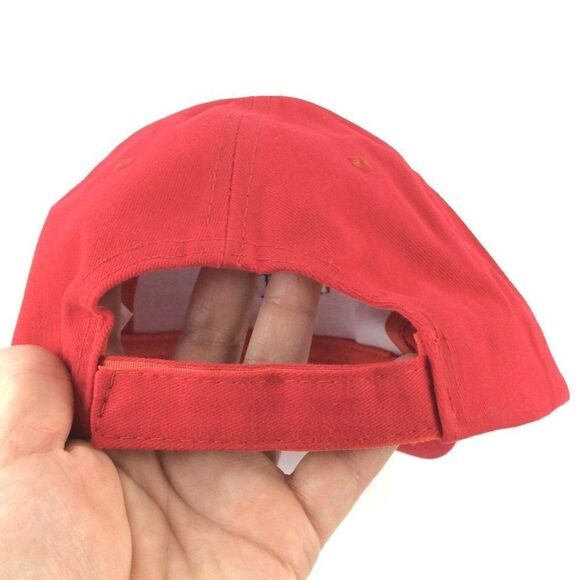 Texas Rangers MLB Embroidered Hat Cap Red Cotton Blend Hook Loop Adjustable - Picture 4 of 6